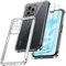 New&Teck Custodia per Honor 200 Lite 5G + 2 Proteggi Schermo in Vetro Temperato, Custodia Morbida in Silicone TPU, Paraurti con Angoli Rinforzati Protezione Trasparente (Trasparente)