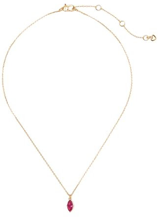 Kate Spade New York SIGNATURE SOLITAIRE Boxed Studs and Pendant Set, Ruby/Gold