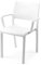 METRO Professional Gartenstuhl Tramontana, Polypropylen, 57 x 52.5 x 82 cm, Stapelbar, Wetterfest, 130 kg Tragkraft, Weiß