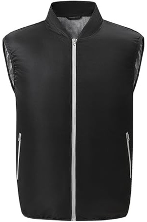 Meichoon Air Conditioner Vest with 2 Fans Cooling Waistcoat Men Women USB Charging Summer Clothes Ideal for High Temperature Work Outdoors
