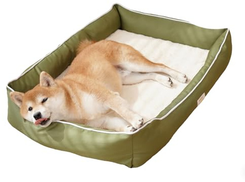 EMME Orthopädisches Hundebett & Katzenbett, hochelastisch, waschbar | hochelastischer Polyurethanschaum, punktuelle Stützung, maschinenwaschbar, vielseitig nutzbar – für Zuhause, Auto & Garten
