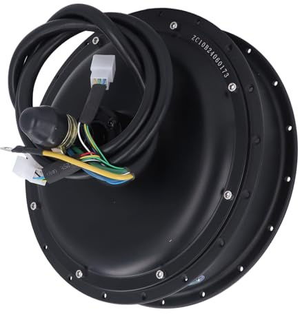 Luocute Elektrischer Fahrradnabenmotor, 5000 W, 72 V, 170 Mm Getriebe, Aluminiumlegierung, Wärmeableitung, Fahrrad-Hinterradantriebsmotor für Elektroroller, Faltrad, Austausch des