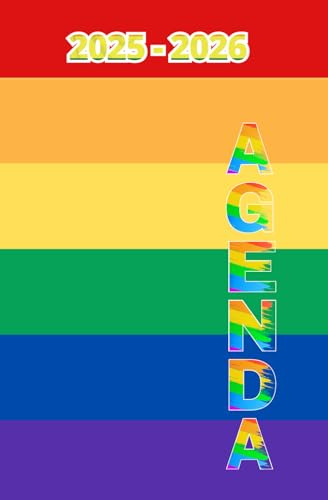 Agenda scolaire journalier 2025-2026-LGBT (13.34x20.32 cm) 1 page par jour: Couverture 2