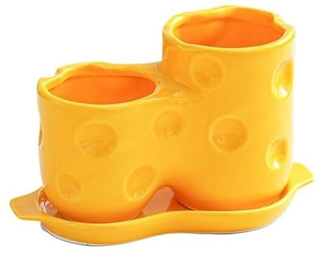 Porta utensilios Organizador de utensilios de cerámica, soporte de utensilios de 2 piezas for decoración de cocina, estante de drenaje for cubiertos for palillos, cuchillos, tenedores, cucharas Porta