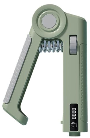 Medidor de Fuerza de Agarre, dinamómetro de Agarre Manual - Dinamómetro electrónico del Entrenador de Fuerza de Agarre de los Dedos | Medidor de capacitación Manual Digital Ajustable Profesional para