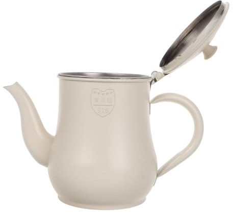 Holibanna Filtro De Aceite De Acero Inoxidable Con Tapa Colador De Aceite Para Cocinar Casa y Camping