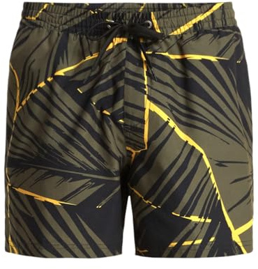 Quiksilver Everyday Printed Volley 15 - Schwimmshorts - L - Grün.