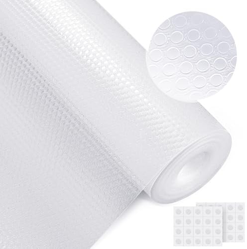 moinkerin Schubladenmatte 45 × 600 cm, 450 g/m² Starke PEVA, rutschfest | Antirutschmatte Wasserfest, Zuschneidbar, Nicht Klebend für Küchenschränke, Regale, Schubladen & Kühlschrank