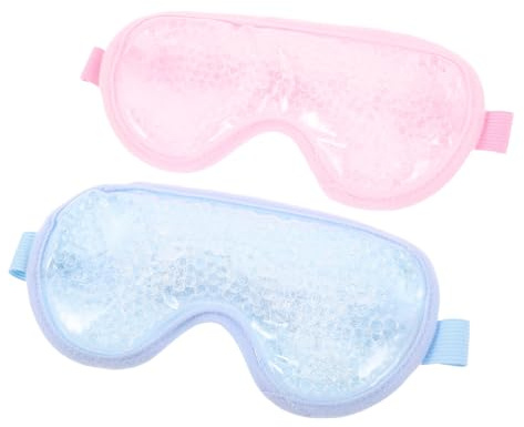 VALICLUD 2 Wiederverwendbare Augenmasken gegen Trockene Augen und Schwellungen mit Pvc und Modischem Design für Hautpflege und Erholsamen Schlaf