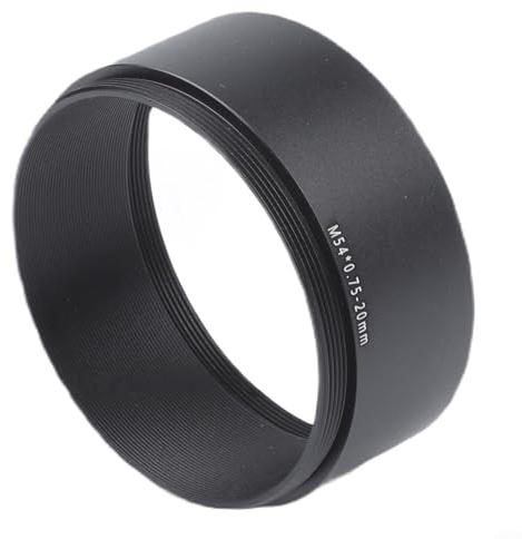 Micpointik M54x0.75 Tubo di prolunga in alluminio per astrofotografia, riduce la luce diffusa, adatto per telescopi e MPCC, regolazione precisa della messa a fuoco, 3mm(M54*0.7-20mm)