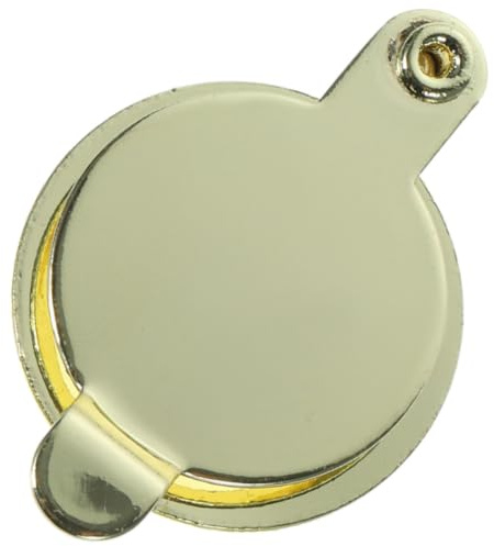 CALLARON Copper Material Home Door Cover for Privacy Viewer Office Silver Anti-Rust Door Peephole Cover Plate with Privacy Protection and Sturdy