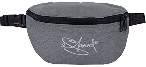2stoned Gürteltasche Bauchtasche mit Stick Classic Logo in Anthrazit für Erwachsene und Kinder