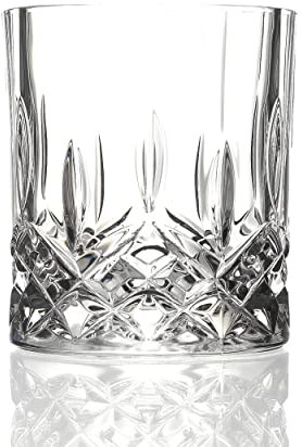 Lorren Home Trends Loren Home Trends Opera Double Old Fashion, 6 Count (confezione da 1), trasparente