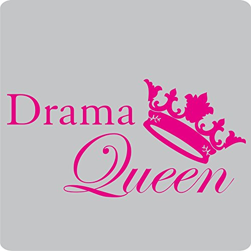 Pinto-Point 1 Drama-Queen-Aufkleber zur Dekoration von Autos, Motorrädern und Fahrrädern und Allen Anderen Fahrzeugen