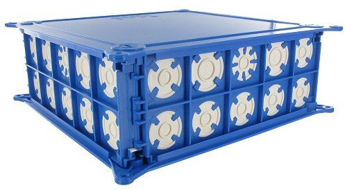 Boite pavillonnaire et dérivation étanche RT2012 pour combles ou faux-plafonds - 250 x 250 x 85 mm