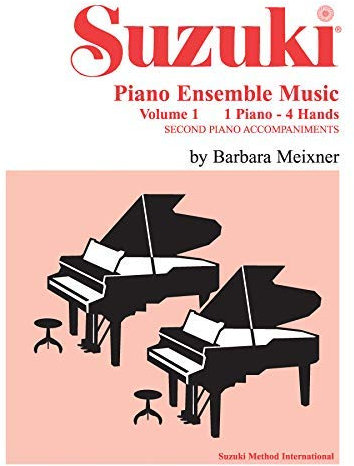Suzuki Piano Ensemble Music: 1 Piano, 4 Hands - Second Piano Accompaniments v. 1 (Suzuki Method Ensembles) by (1996-07-01)