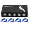 Sienoc 4 Port Fach USB 2.0 Sharing Switch Umschalter Schaltkasten Switch Box Hub für PC Computer Scanner Drucker OVP