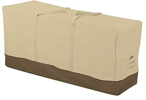 Classic Accessories Veranda-Aufbewahrungstasche für Gartensitzkissen/Abdeckung, erhältlich in Farbe Pebble/Bark/Earth, 152cm, Übergröße
