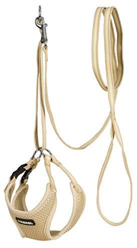 Kerbl Pet Welpengeschirr mit Leine, beige, 30-50 cm/10 mm