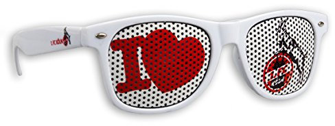 Blueprint Cologne 1. FC Köln Sonnenbrille Köln Fanbrille verschiedene Varianten (Weiß I Love)