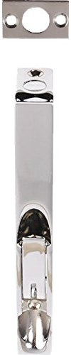 Flush Shoot Door Bolts Lever Action Polished Chrome 152mm x 19mm - 6 x 3/4 Inch