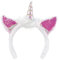 Boland - Einhorn Tiara für Erwachsene, Haarreif mit Horn und Ohren, Unicorn Kostüm, Faschingskostüme, Märchen Kostüme, Junggesellenabschied