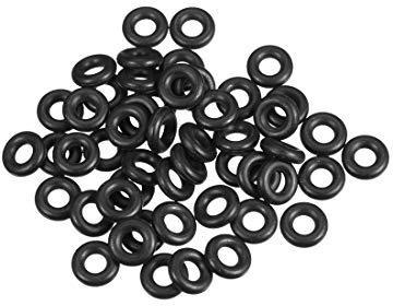 sourcing map 50 Stück O-Ring 5,8mm x 12mm x 3,1mm Dichtungsringe Metrische Nitrilkautschuk O-Ringe Dichtung Gummidichtungen Gummi Unterlegscheibe für Duschablauf Rohr Solardusche Poolpumpe