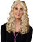 Orlob Langhaar Locken Perücke Karneval Fasching Halloween blond