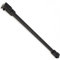 Brazo de soporte de pared a vidrio de acero inoxidable negro mate para vidrio de 1/4 pulgadas, 5/16 pulgadas, 3/8 pulgadas, o vidrio de 6 mm, 8 mm y 10 mm para panel de ducha fijo sin marco (50 cm)