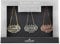 BarCraft Set di Targhette Personalizzate Rum, Vodka e Gin per Decanter in Alluminio, in Confezione Regalo, Colori Assortiti, 3 Pezzi