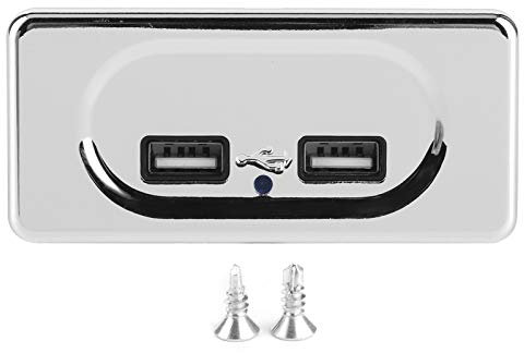 Aramox Dual USB 5V 3.1A Fast Charging Socket with LED for 12/24V RV Caravan