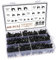 Kinsinder 600 Stück Kabelschellen Nagelschellen, Kabelklemmen mit Nage Kabelclips Kabelhalter 4mm 5mm 6mm 7mm 8mm 10mm 12mmKabelschellen Befestigungen Wand für Netzwerkkabel (Schwarz)