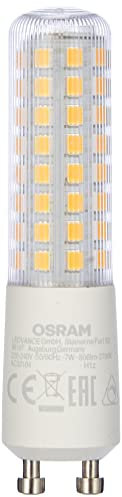 OSRAM LED Superstar Special T SLIM, Dimmbare schlanke LED-Spezial Lampe, GU10 Sockel, Warmweiß (2700K), Ersatz für herkömmliche 60W-Leuchtmittel, 6er-Pack