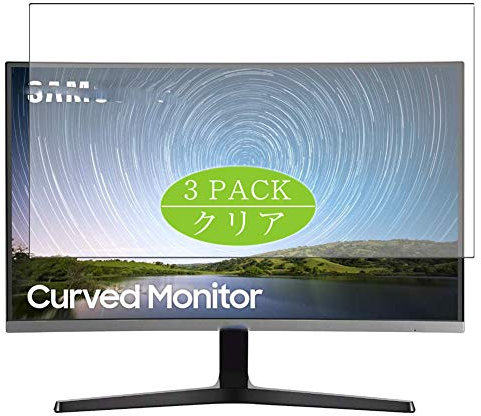 VacFun 3 Pezzi Pellicola Protettiva, compatibile con Samsung CR50 C27R500/c27r500fhu/c27r500fhi/c27r500fhc/LC27R500FHNXZA 27 Monitor Protezioni Schermo (Non Vetro Temperato) NuovaVersione