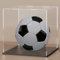 SVENJBB Acryl-Vitrine, 25,4 x 25,4 x 25,4 cm, würfelförmige Acrylboxen für Display, transparente Vitrinen mit mattschwarzem Boden und Deckel für Sammlerstücke und Figuren