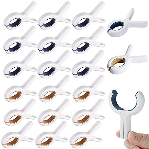 18 Pinzas para la Ropa, Pinzas para Toallas de Playa Pinzas para Toallas Grandes para Tumbonas de Playa Pinzas para Toallas de Playa Pinzas para Toallas de Baño Pinzas para la Ropa de Camping