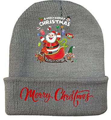 Fendt Cap Männer und Frauen, Eltern und, Baseballmütze, Herbst und Winter, Cartoon, niedlich, Weihnachtsmuster, Strickmütze, Mode Snapback Cap Kinder