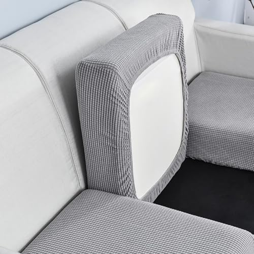 Edumov Sofa Sitzkissenbezug, Stretch Sofa Sitzbezug, Fitted Sofa Sitzbezug, Weiche Sofakissen Schonbezüge Möbelschutz Bezug, Ersatz für Individuelles Kissen