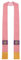 FAD-4U Katholischer Klerus Stola mit Stickerei Stola Priester Messe Stola Pastor Stola, Pink, 41.3‘’x 4.1‘’