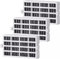 Fugedox 3 cartucce di ricambio per filtro dell'aria del frigorifero W10311524 AIR1 per frigorifero Whirlpool, adatte anche per 2319308, W10335147, W10335147A, W10315189, filtro aria FreshFlow