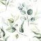 VaryFloral Papier Peint Adhésif Aquarelle Papier Peint Adhesif Mural Fleurs 30.5cmx300cm Papier Peint Autocollant Feuille Verte Papier Adhesif pour Meuble Motif Boho Botanique Rouleau Adhesif Salon