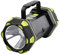 Rechargeable LED Torch Camping Lights with 4800mah USB and Solar Charging 15W High Power Beam Flashlight Waterproof Outdoor Searchlight 3 Modes Portable Lightweight Lantern Emergencies Work Light
