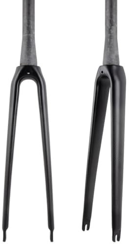 Forcella Rigida in Carbonio Forcella per Bici da Strada 700C Freno A C Forcella Anteriore conica 1-1/2 Senza Filettatura QR 9 * 100mm