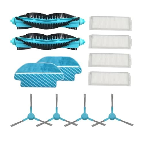 GHJ567RE Cepillo Rodillo Cepillo Lateral Mopa Paño Filtro HEPA for cecotec for Conga 3890 for Titanium Robot Aspirador Repuestos Accesorios(11)