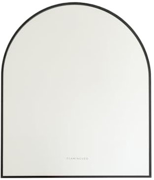 Flamingueo Miroir Mural - Miroir Arche, Miroir Noir, Petit Miroir, Decoration Maison, Miroir Entree, Miroir Decoration Murale, Miroir Chambre