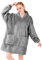 Felpa con cappuccio oversize da donna, morbida e calda coperta con cappuccio, comoda coperta in pile Sherpa, coperta indossabile per adulti, taglia unica, regalo di compleanno per donne e figlia,