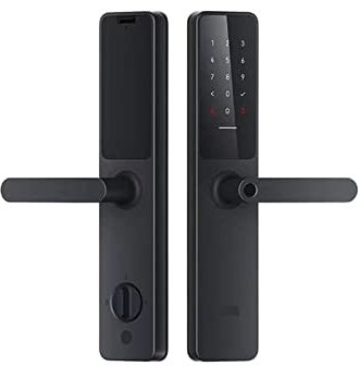 Serrure de porte Bluetooth intelligente A100 Pro avec déverrouillage par empreintes digitales pour Homekit compatible avec Aqara Home (40 à 80 mm)