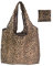 JOERBABU Tasche für Damen, faltbare Einkaufstasche, wiederverwendbare und praktische Tasche, stilvolle und praktische Tasche mit großer Kapazität, leicht für Lebensmittel, leopardenmuster, Polyester