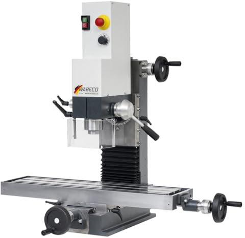 WABECO Fräsmaschine F1210 SK30 1,4 kW Arbeitstisch 700x180 mm Made in Germany