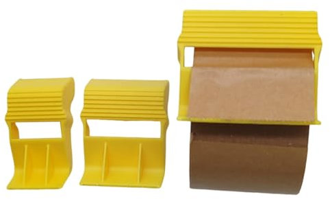 Poludatly Masking Tape Dispenser, Masking Tape Cutter Tool, Tape Cap Compact Dispenser Cutter, Tape Cutting Dispenser Tool, Packing Tape Dispenser for Home Outdoor